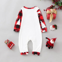 Family Christmas Pajamas Matching Sets Christmas Pjs Long Sleeves Sleepwear Holiday Family Loungewear Sets