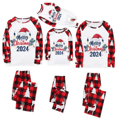 Family Christmas Pajamas Matching Sets Christmas Pjs Long Sleeves Sleepwear Holiday Family Loungewear Sets